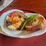 朱の門 - サバの焼き物