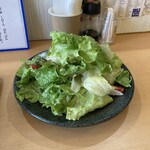 シャモニーモンブラン - サラダ　ビックリの大盛りでした