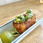 放鬆 - 大根餅の韮ダレ