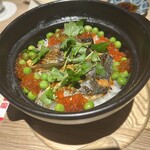 全席個室 じぶんどき - 鰆とイクラの土鍋ごはん