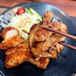 山親爺 - 「生姜焼き定食」④ ※豚の生姜焼き