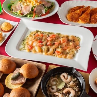 お得！飲み放題付き4,000円コースは女子会・各種宴会に最適