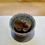 美味いもん屋 わ多なべ - シジミ沖漬け！珍味だー！って感じですき！残り汁に出汁かけてくれて2度美味しい。おい汁もうちょい激熱だといいなー。親切心でやってくれてるヤツだから贅沢言うなって感じだけどw