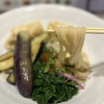 CITYSHOP - 鶏天と揚げ茄子　おろし冷やしうどん