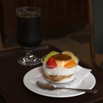 タカセ - 【ケーキセット＠税込630円】DXプリン＆アイスコーヒー