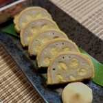 浦野屋 やきとん てるてる - 揚げたて辛子蓮根