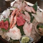 まるさん屋 - 刺身盛（上）２０００円(201407)