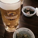 まるさん屋 - 生中５５０円とお通し３００円(201407)