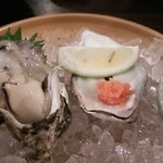 まるさん屋 - 小浜産岩カキの刺身９８０円(201407)