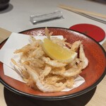 梅 - 白エビ唐揚げ