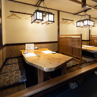 お1人様から賑やかな宴会まで各シーンにぴったりのお席をご用意