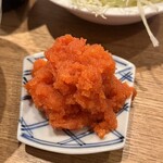 肉と酒 はじめ - ✅200g鉄板焼ハンバーグ¥1.300！
　※ダブル400gは¥1.800
　※ランチはご飯、牛骨スープ、キャベツ千切り
　　明太子、漬物が食べ放題♪
　※現金払いのみ