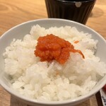 肉と酒 はじめ - ✅200g鉄板焼ハンバーグ¥1.300！
　※ダブル400gは¥1.800
　※ランチはご飯、牛骨スープ、キャベツ千切り
　　明太子、漬物が食べ放題♪
　※現金払いのみ