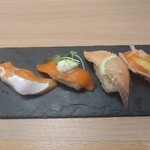 すし江戸 - サーモンづくし