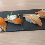 すし江戸 - サーモンづくし