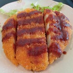 市役所食堂 鳥栖飯店 - チキンカツ