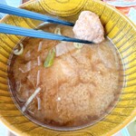 イカ恋食堂 ごはん亭 - セットのイカ団子汁