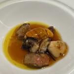 atelier 森本 XEX 鉄板 - オイスターフォアグラ