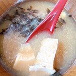 イカ恋食堂 ごはん亭 - セットの孟宗汁