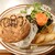 フライ ボーイ バーガー&コーヒー - 料理写真:SHIMIKO TATTOO×FLY BOYコラボバーガー1,400円＋エッグトッピング150円✨ポテトは少なめですが、セミドライバンズにポークパティもポイント。バンズには蝶々の刻印が！
