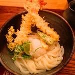 さぬきうどん専門店 讃也 - 海老天おろしぶっかけ冷やし