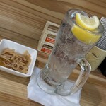 かくれんぼ - せんべろセット　レモンサワードライ＆小鉢