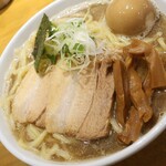 清麺 常藤 - 中華そば（大）＋味玉