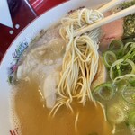 大正軒ラーメン - 麺は極細