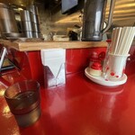 大正軒ラーメン - 辛子高菜が欲しくなります