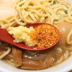 清麺 常藤 - 黄金コンビ（ゆず七味＆しょうがver）投下～♪