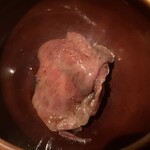 生粋 - シルクロースをご飯（小さなおにぎり）に乗せて頂きました