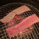 生粋 - タン（軽く炙ってから塩昆布を乗せて頂きました）