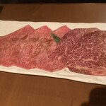 生粋 - 左：シルクロース　右：フィレ