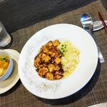 創作四川料理 廣明 - 麻婆豆腐＆黄金炒飯＋中華スープ