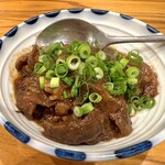 麺屋 だいくう - 和牛スジ味噌煮　650円