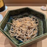 恵比寿 えんどう - からすみ蕎麦