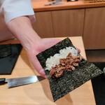 恵比寿 えんどう - ほたるいかを「なめろう仕立て」で