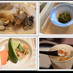 花あさぎ - あわびステーキ・もずく・香の物・デザート