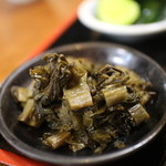 まさむ根 - うな重の高菜