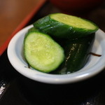 まさむ根 - うな重のおしんこ