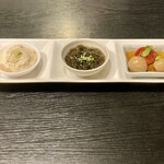 六間堂 - 前菜 三種盛り