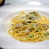 TRATTORIA Fragranza - そら豆と豚肉のクリームソース