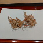 てんぷら 近藤 - 車海老の頭