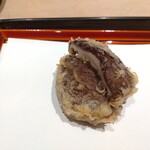 てんぷら 近藤 - 原木椎茸