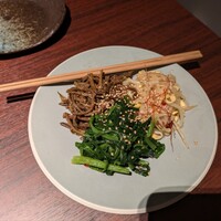 赤羽 友星 - ナムル盛り合わせ