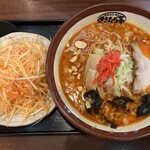 ゆきむら亭 - 料理写真:旨辛とんこつ・辛ネギトッピング