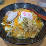 めん丸 - 料理写真:辛味噌野菜・大盛・太麺