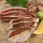 海鮮料理と酒 いくひさ - 金目鯛炙り　脂がのって美味しかった◎