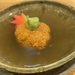 海鮮料理と酒 いくひさ - 熱々の蓮根饅頭◎ 出汁も餡も美味しい◎