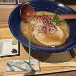和風魚介出汁創作麺処 後関 - 銀鱈スープのラーメン（950円税込）
